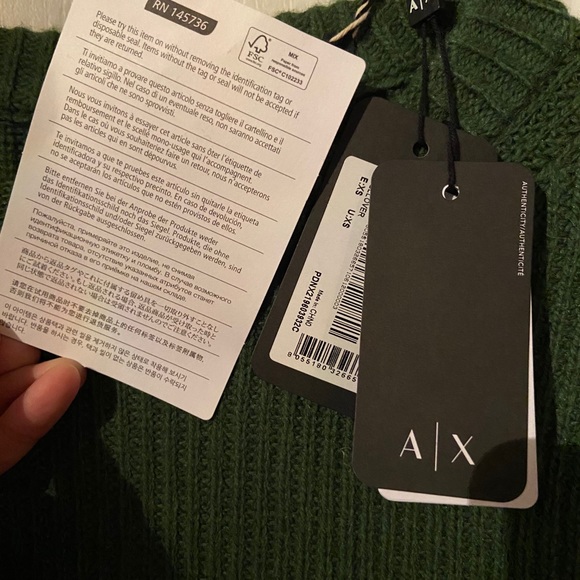 Armani Exchange Woman’s Sweater Brand New SizeXS - Picture 3 of 3